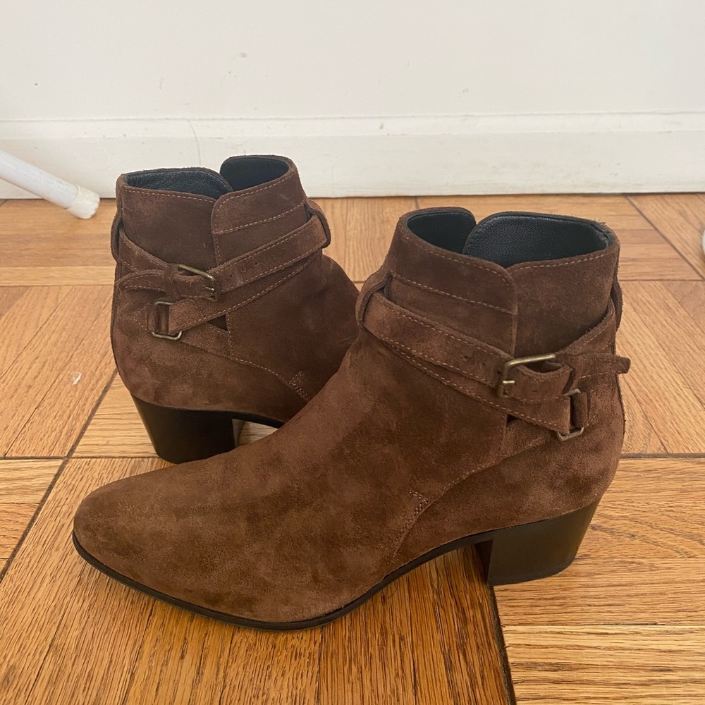 Saint Laurent/ Brown/Chelsea boot / 6 1/2